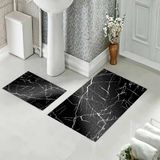 Pelangi Banyo Halısı Ikili Klozet Takımı Kaymaz Tabanlı (60 cm x 100 cm + 40 cm x 60 Cm) - 281 cm x 100 cm + 40 cm x 60 cm