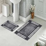 Pelangi Banyo Halısı Ikili Klozet Takımı Kaymaz Tabanlı (60 cm x 100 cm + 40 cm x 60 Cm) - 382 cm x 100 cm + 40 cm x 60 cm