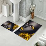 Pelangi Banyo Halısı Ikili Klozet Takımı Kaymaz Tabanlı (60 cm x 100 cm + 40 cm x 60 Cm) - 433 cm x 100 cm + 40 cm x 60 cm