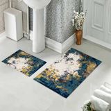 Pelangi Banyo Halısı Ikili Klozet Takımı Kaymaz Tabanlı (60 cm x 100 cm + 40 cm x 60 Cm) - 438 cm x 100 cm + 40 cm x 60 cm