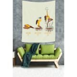 Pelangi Hayal Et İnan Başar Kadın Gücü Leke Tutmaz Kumaş Duvar Örtüsü Duvar Halısı Tapestry PNTR030, 35 x 50