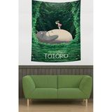 Pelangi Hayao Miyazaki Anime Komşum Totoro Leke Tutmaz Kumaş Duvar Örtüsü Duvar Halısı Tapestry PNTR178, 35 x 50