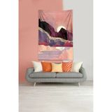 Pelangi Kızıl Ayın Serüveni Leke Tutmaz Kadife Kumaş Duvar Örtüsü Duvar Halısı Tapestry WLL330, 35 x 50