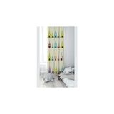 Pelangi Krem Çadır Desenli Dijital Baskı Yıkanabilir Bebek Çocuk Odası Fon Perdesi, krem-sarı 70 x 240