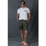 Peler Spor Erkek Chino Şort Slim Fit Haki