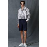 Peler Spor Erkek Chino Şort Slim Fit Lacivert
