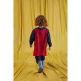 Pelerin Detaylı Sweatshirt - Gece Mavisi - 2 - 3 Yaş