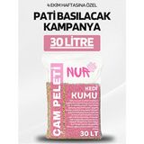 Pelet Kedi Kumu %100 Çam 6mm 30 Litre - %100 Doğal Çam Kokulu
