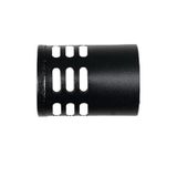 Pelet Soba Borusu Şapka / Çap: 8 Cm / Mat Siyah / 304 Krom / Contalı / Baba's Stove