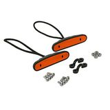 Pelican Kayak Kolları Kiti - Güçlü ve Dayanıklı - Taşıma Kolları - Ağır Hizmet Naylon Göz Kayışları - 2'li Paket - Kurulum Donanımı ile Birlikte Gelir - Turuncu