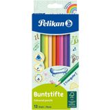 Pelikan 12'Li Ucgen Kuru Boya Kalemi / 700115