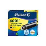 Pelikan 301218 Siyah 6'lı Dolma Kalem Tüpü
