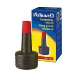 Pelikan 30cc Kırmızı Istampa Mürekkebi Hızla Kuruyan Yüksek Kalite Sarf Malzemesi
