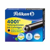 Pelikan 4001 6'lı Siyah Kartuş