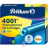 Pelikan 4001 Kartuşu Küçük Turkuvaz 6'lı Dolma Kalem