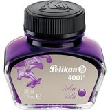 Pelikan 4001 Mor Renk Yazı Mürekkebi 30 ml Sarf Malzemelerle Uyumlu Kullanım İçin 311886