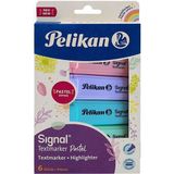Pelikan 6'lı Pastel Fosforlu İşaretleme Kalemi