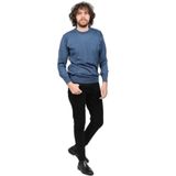 Pelikan Bisiklet Yaka Yün Kazak, M, 8015720182019, Indigo, Erkek