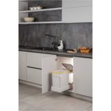 Pelikan Carrier İpek Gri Dolap İçi Raylı Çöp Kovası 21500 (20 lt.)