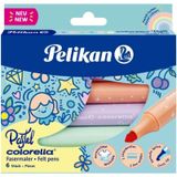 Pelikan Colorella 6'Li Jumbo Pastel Keceli Boya Kalemi / 411-Fb6