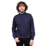 Pelikan Desenli Yarım Balıkçı Yün Kazak, L, 8015720208710, Mor, Erkek