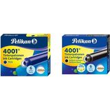 Pelikan Dolma Kalem Kartuşu Siyah Mavi 2 Paket