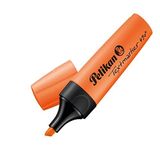 Pelikan Fosforlu Kalem 490, 10 x Neon Turuncu, 10 Adet, Kesik Uçlu