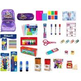 Pelikan Ilkokul Kırtasiye Seti 3 Mor Çantalı Kız Öğrenci Setli Ürün 6 - 9 Yaş İçin Renkli Malzemeler