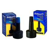 Pelikan Istampa Mürekkebi 30CC Mavi ve Siyah - 2 Adet - Siyah - Mavi