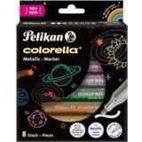 Pelikan Keçeli Kalem Colorella Metalik 8 Renk 411 818070