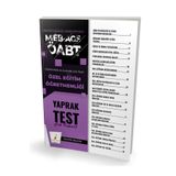 Pelikan Kitabevi MEB-AGS ÖABT Özel Eğitim Öğretmenliği Yaprak Test (Çek Kopart)