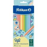 Pelikan Kuru Boya Kalemi Pastel Renkler 12 Li Kutu