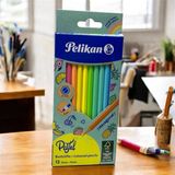 Pelikan Kuru Boya Kalemi Pastel Renkler 12 Renk
