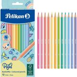 Pelikan Kuru Boya Kalemi Pastel Renkler 12Li Kutu