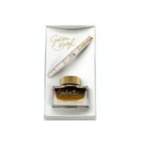 Pelikan M200 Golden Beryl Dolma Kalem ve Mürekkep Seti