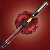 Pelikan M200 Marbled Red Dolma Kalem - EF Uç