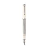 Pelikan M405 Souveraen Gümüş Beyaz Dolma Kalem