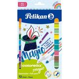 Pelikan Magic 411 Colorella 12'li Kutu Keçeli Kalem