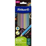 Pelikan Metalik Renkler 10Lu Kuru Boya
