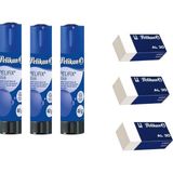 Pelikan Pritt Stick Sürmeli Yapıştırıcı 40 Gr+3 Adet Pelikan Al 30 Silgi