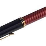 Pelikan Souveraen M800 Siyah Kırmızı Fountain Kalem