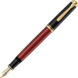 Pelikan Souveran M400 Dolma Kalem Bordo Siyah EF Uç