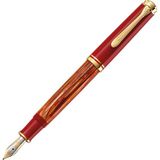 Pelikan Souveran M600 Special Edition Dolma Kalem Tortoiseshell-Red F Uç 815741