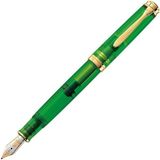 Pelikan Souveran M800 Dolma Kalem Green Demonstrator B Uç - Krem