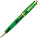 Pelikan Souveran M800 Dolma Kalem Green Demonstrator M Uç - Krem