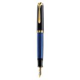 Pelikan Souveran Serisi M600 Mavi Siyah Dolma Kalem - M uç