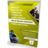 Pelikan Tıp Teknik Yayıncılık Gys Adalet Bakanlığı Görevde Yükselme Yazılı Sınavı Bilgi Işlem Müdürü Konu Anlatımı