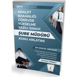 Pelikan Tıp Teknik Yayıncılık Gys Adalet Bakanlığı Görevde Yükselme Yazılı Sınavı Şube Müdürü Konu Anlatımı