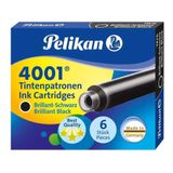 Pelikan TP6X Mavi-Siyah Dolma Kalem Kartuşu