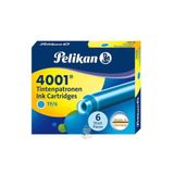 Pelikan TP6X Turkuaz Dolma Kalem Kartuşu